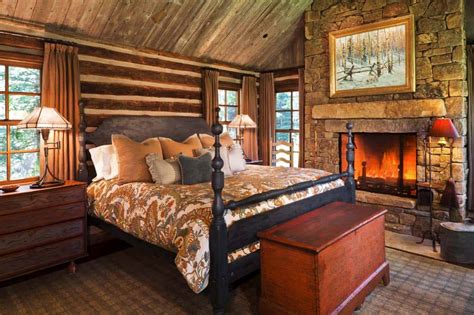 Log Cabin Themed Bedroom Decorating Ideas