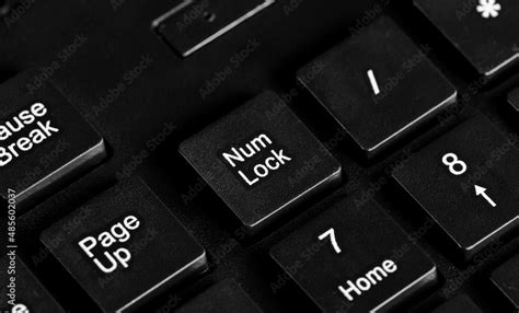 Key Num Lock Button Background And Texture Stock Photo Adobe Stock