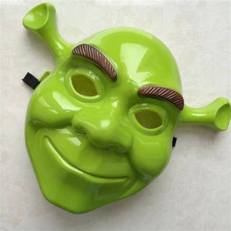 Cheap Cosplay Shrek Mask Cute Halloween Party Masks Full Face Cartoon