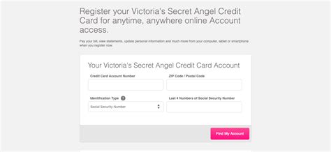 Angel Card Victoria Secret Credit Card Login