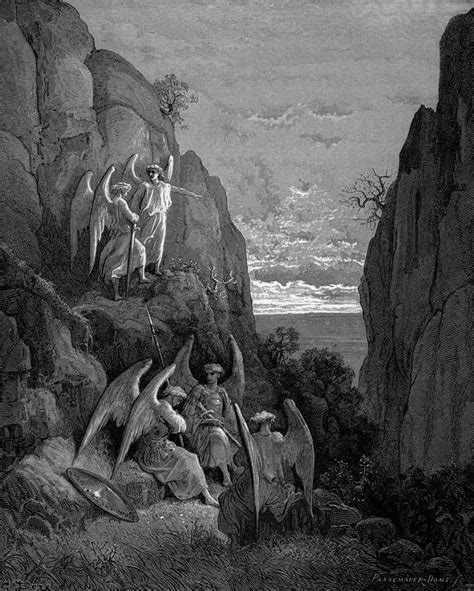 Images From Gustave Dorés Illustrations To Miltons Paradise Lost