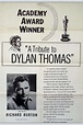 ‎A Tribute to Dylan Thomas (1961) directed by Jack Howells • Reviews, film + cast • Letterboxd