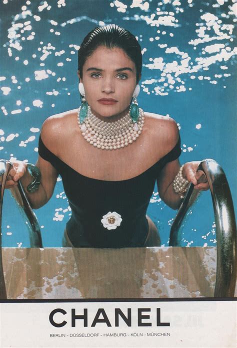 Helena Christensen By Karl Lagerfeld Chanel Ss 1990 Coco Chanel