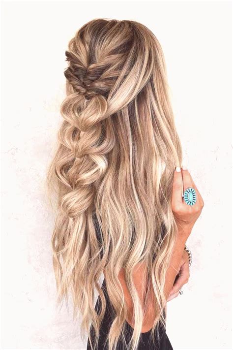 twisted half updo with braids in 2020 long hair styles hair wedding hairstyles for long hair