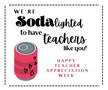 Soda Tags Teaching Resources TPT