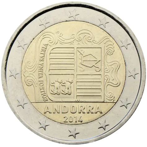 Andorra 2 Euro Coin 2014 Euro Coinstv The Online Eurocoins Catalogue