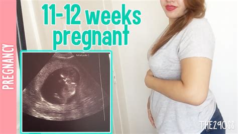 11 12 Weeks Pregnant Meet My Baby The290ss Youtube