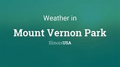 Weather for Mount Vernon Park, Illinois, USA