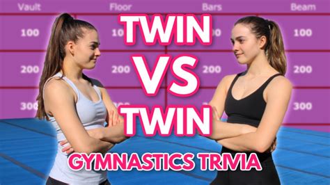 Twin Vs Twin Gymnastics Trivia Marissa Freestyle