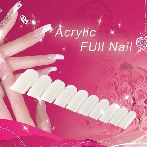 Buy 500pcs False Nails Tips Practice Polish Gel Artificial Fake Nail