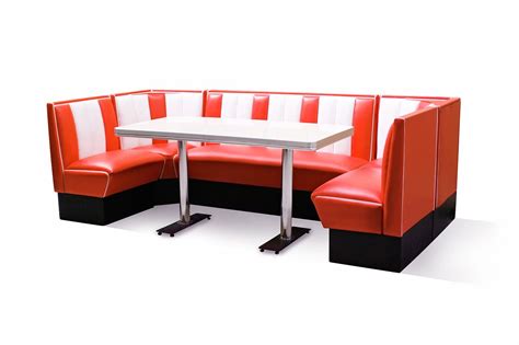 Retro Diner Booth Seating Bel Air 130 X 270 X 130 Möbelideen Möbel