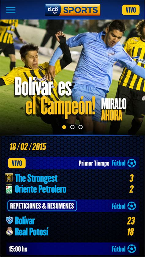 Tigo Sports Bolivia Android Apps On Google Play