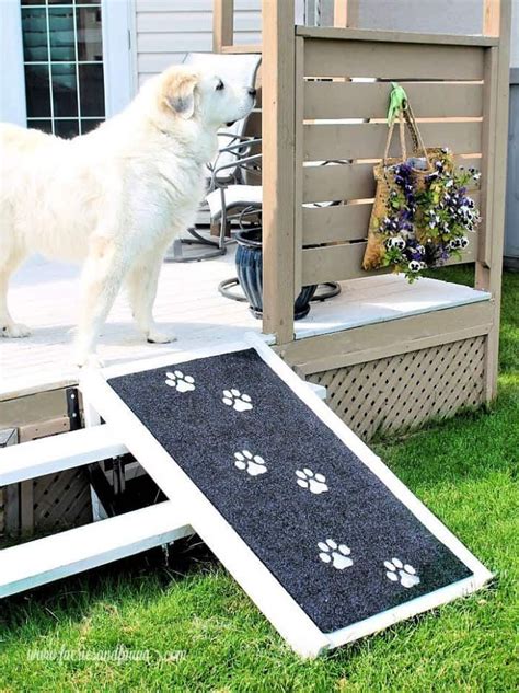 15 Free Diy Dog Ramp Plans For Bed Car Couch Stairs Dog Ramp For
