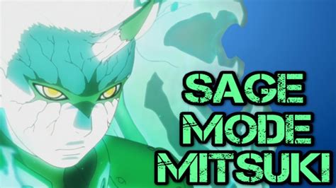 Mitsukis Snake Sage Mode Transformation Explained Boruto Youtube