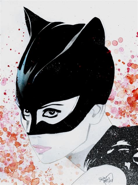 Catwoman~halle Berry In Shelton Bryants Catwoman Comic