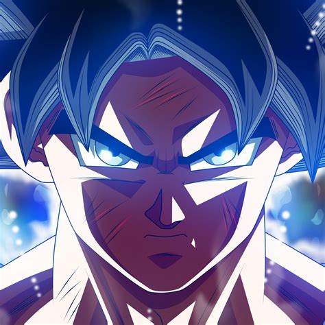 Download 2248x2248 Wallpaper Wounded Son Goku Ultra Instinct Dragon