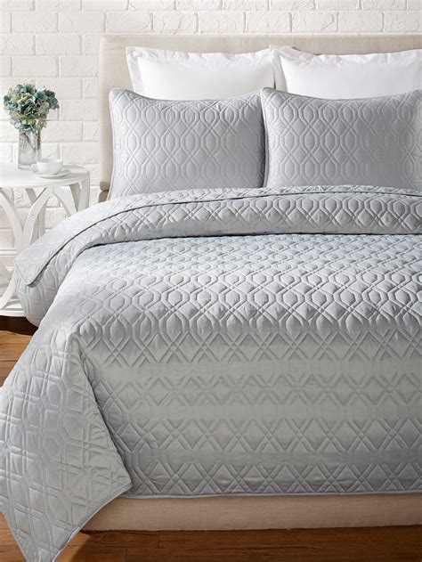 Transform any living space with designer inspired, textured starlight border blue indoor/outdoor area rug by cicole miller. Nicole Miller Magnifique Bedspread Set at MYHABIT | Home ...