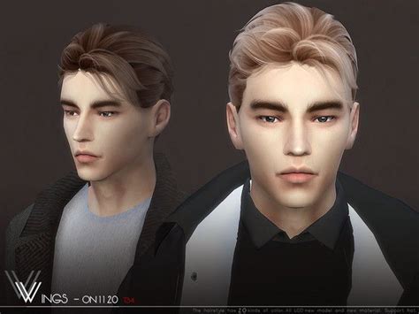 Wingssims Wings On1120 Sims 4 Hair Male Sims Hair Sims 4