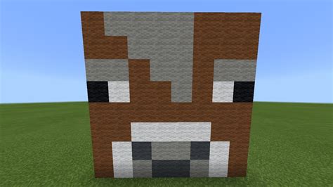 How To Make A Cow Face Minecraft Pixel Art 1 YouTube