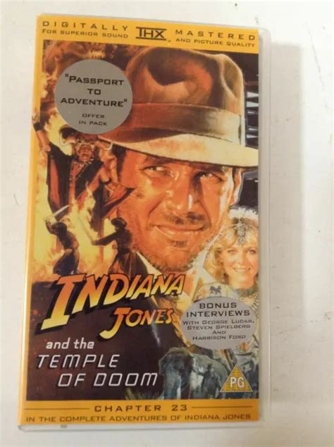 Indiana Jones And The Temple Of Doom Vhs New And Sealed Video