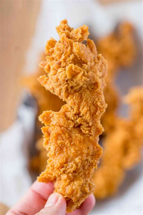 The nutrition data for this recipe includes the full amount of buttermilk. Super Crispy Chicken Tenders - Dinner, then Dessert