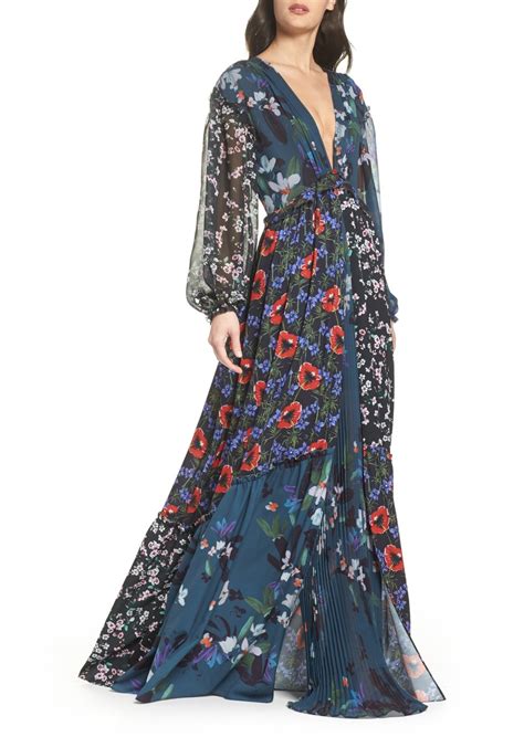 French Connection French Connection Celia Mix Floral Maxi Dress Dresses