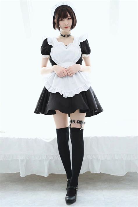 Pin by かとり on メイドさん Maid outfit Maid costume Maid dress