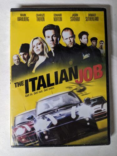 The Italian Job Dvd Widescreen New Ebay