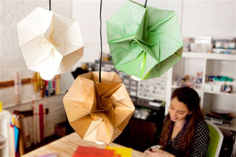 These Diy Origami Lamp Shades Are Our New Obsession Lampara Origami
