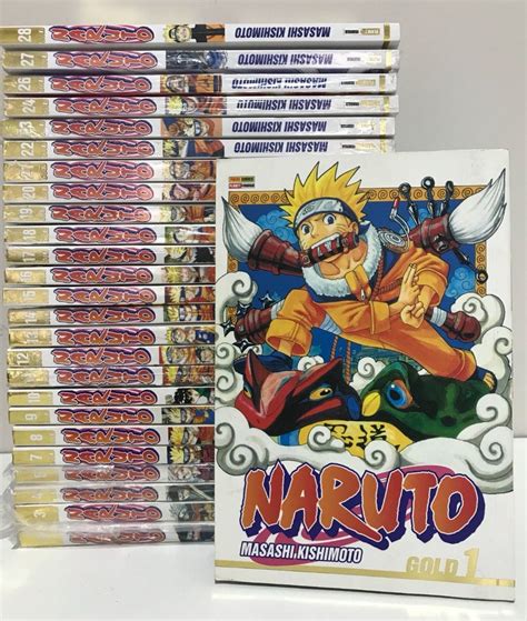 Coleção Naruto Gold Panini Mangás Volume 1 Ao 28 Kakashi Mercado Livre