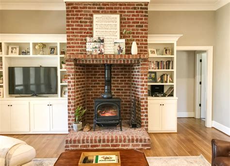 Brick Fireplace Designs For Wood Burning Stoves
