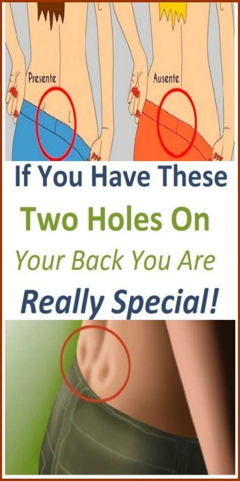 IF YOU HAVE THESE TWO HOLES ON YOUR BACK YOU ARE REALLY SPECIAL HERES