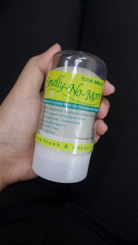 The real source of body odor. Review: Total Image Smelly-No-More Crystal Salt Deodorant ...