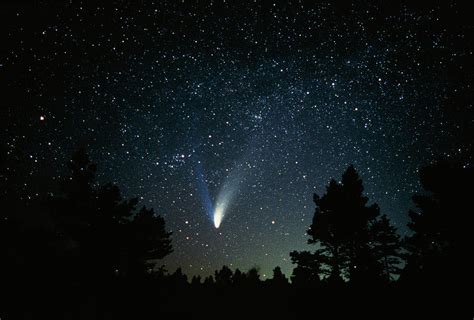 Optical Image Of Comet Hale Bopp Photograph By Pekka Parviainenscience