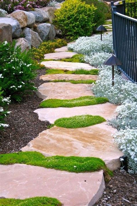 25 Awesome Stepping Stone Pathway Landscaping Ideas