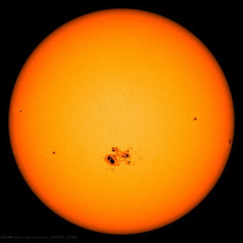 Nasas Sdo Observes Largest Sunspot Of The Solar Cycle Nasa