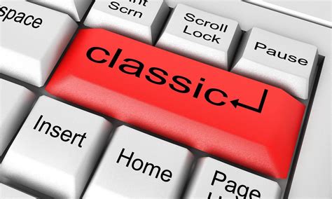 Classic Word On White Keyboard 6057537 Stock Photo At Vecteezy