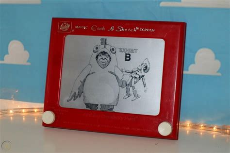 Toy Story Etch A Sketch Insert Al Chicken Man Exhibit B As Seen In