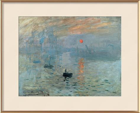 Sunrise Monet Claude Monet Impression Sunrise 1872 Just One Of