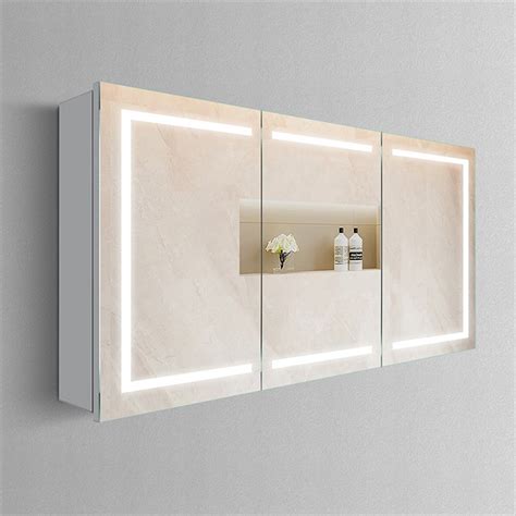 China Custom Slimline Illuminated Bathroom Cabinets Manufacturers