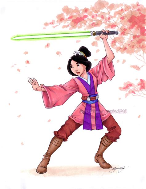 Mulan As A Jedi Disney Princess Photo 34256446 Fanpop