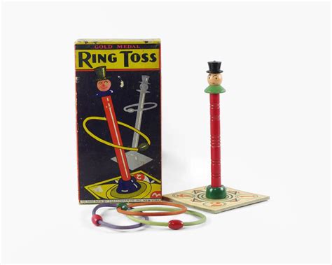 Vintage 1940s Transogram Ring Toss Game With Box Etsy Ring Toss