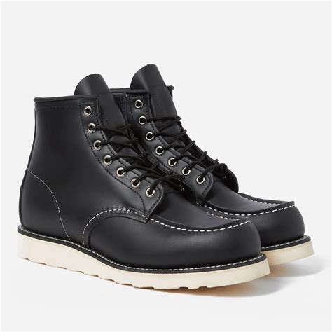 Lyst Red Wing 6 Moc Toe Boot In Black For Men
