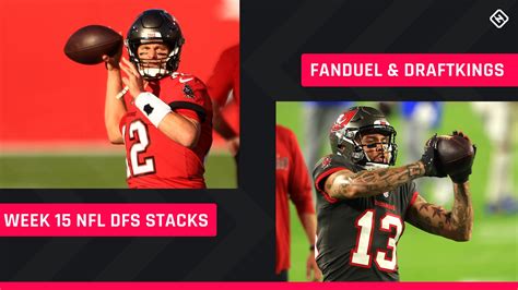 For daily fantasy players, the difference between winning and losing the day comes while most fantasy enthusiasts have likely settled their drafts already, those that take part in daily fantasy leagues like draftkings and fanduel. Week 15 NFL DFS Stacks: Best lineup picks for DraftKings ...