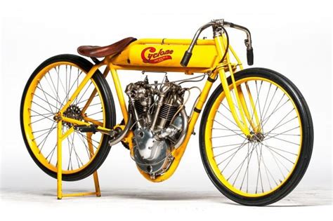 One Of Six Remaining Steve Mcqueens 1915 Cyclone Board Track Racer To