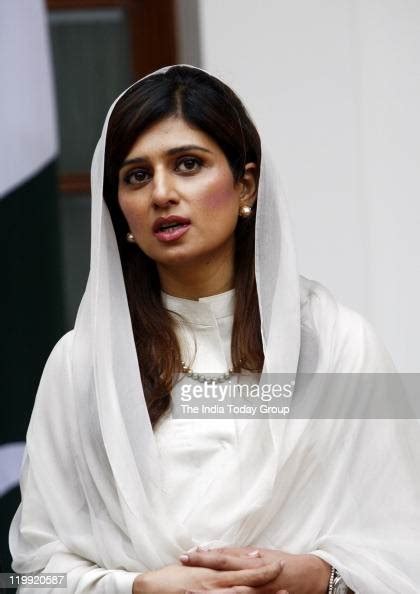 Pakistan Foreign Minister Hina Rabbani Khar At The Hyderabad House In News Photo Getty Images