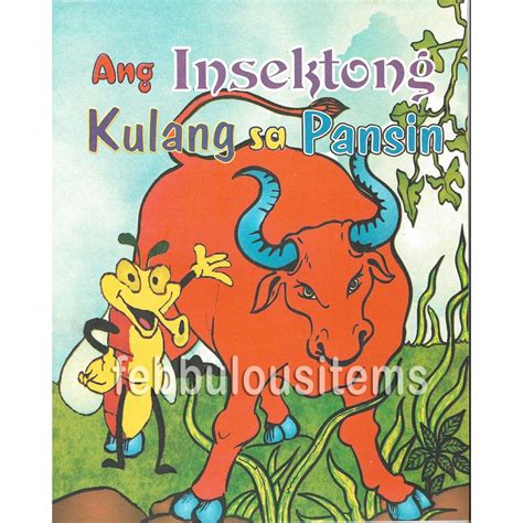Story Book Coloring Book Tagalogenglish Ang Insektong Kulang Sa