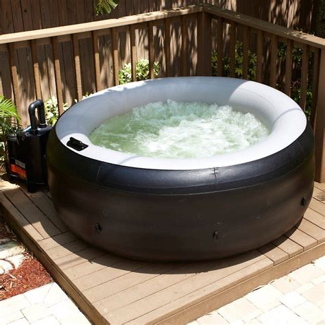 Blow Up Hot Tub What Could Go Wrong Portable Hot Tub Inflatable