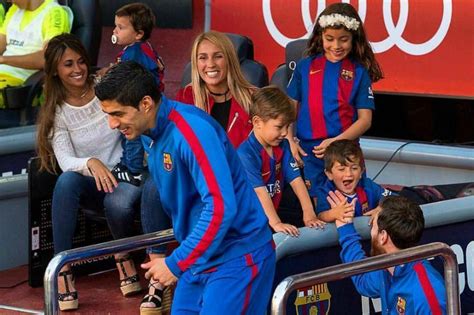 Luis Suarez And Lionel Messis Kids Steal The Show Photos