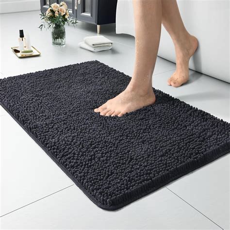 Amazon Com LOCHAS Luxury Bathroom Rug 24x17 Inches Non Slip Shaggy